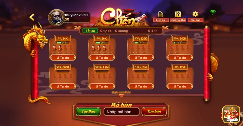 Hướng dẫn đánh bài chắn Zo Win hiệu quả