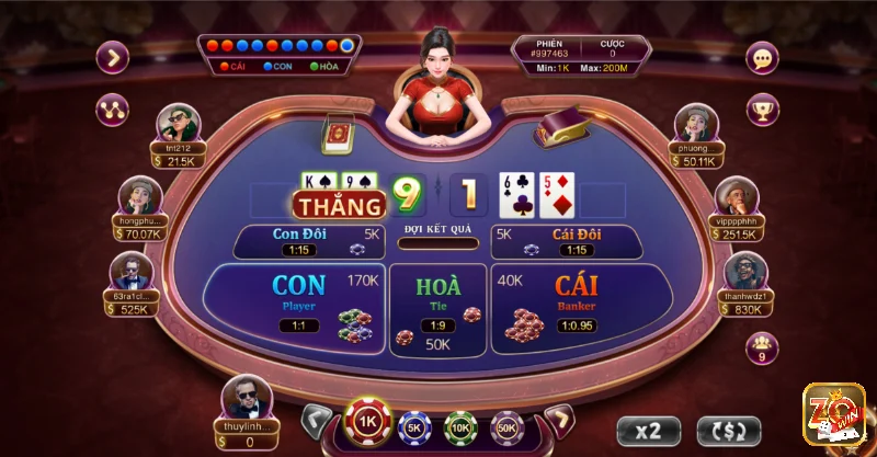 Giới thiệu về baccarat kim tài Zowin 